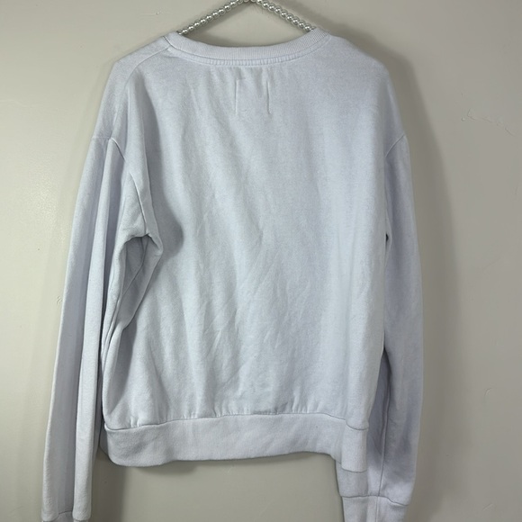 Cotton On White Monmarte Champagne Crewneck Sweatshirt Large - Picture 4 of 4